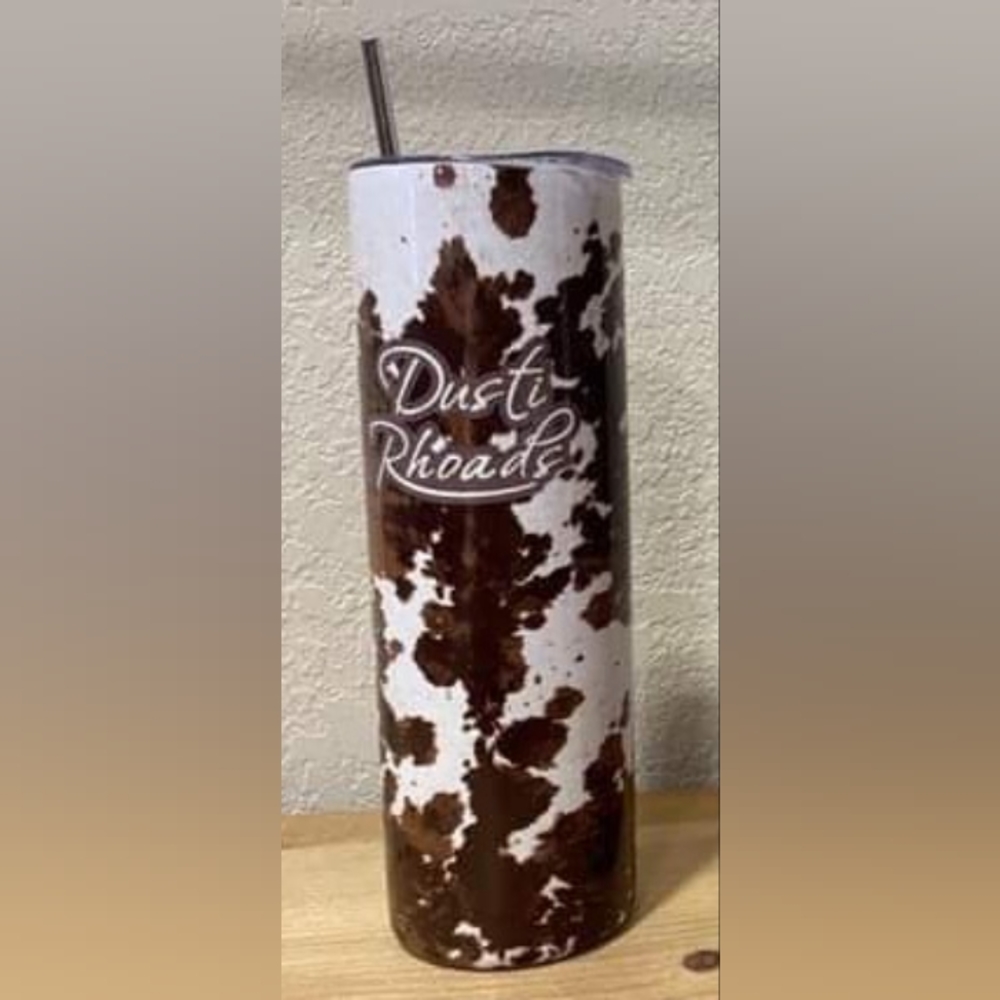 Cowhide 30oz skinny tumbler
